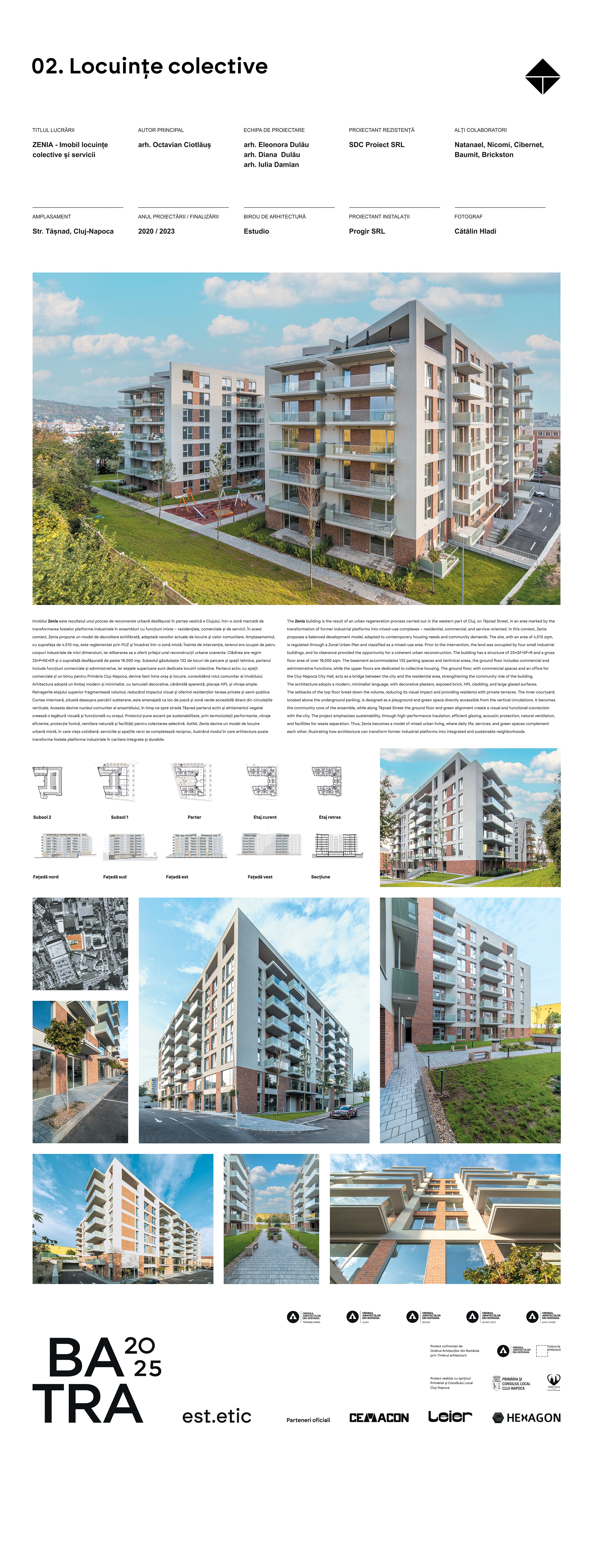 02 08 ZENIA, Imobil locuinte colective și servicii